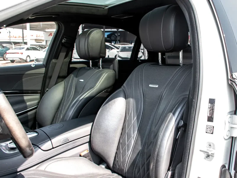 2015 Mercedes-Benz S-Class S 63 AMG V8 Twin-Turbo Petrol Engine White Black Sedan Japanese Specs