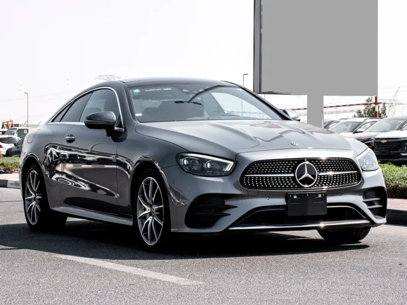 2021 Mercedes-Benz E-Class E 450 4MATIC 3.0L inline-6 turbo Petrol Engine Grey Red Sedan