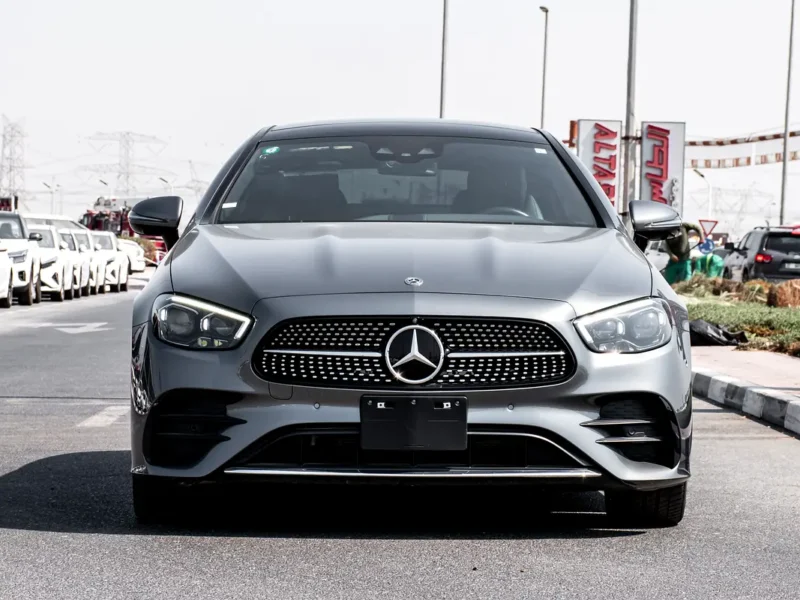 2021 Mercedes-Benz E-Class E 450 4MATIC 3.0L inline-6 turbo Petrol Engine Grey Red Sedan