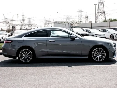 2021 Mercedes-Benz E-Class E 450 4MATIC 3.0L inline-6 turbo Petrol Engine Grey Red Sedan