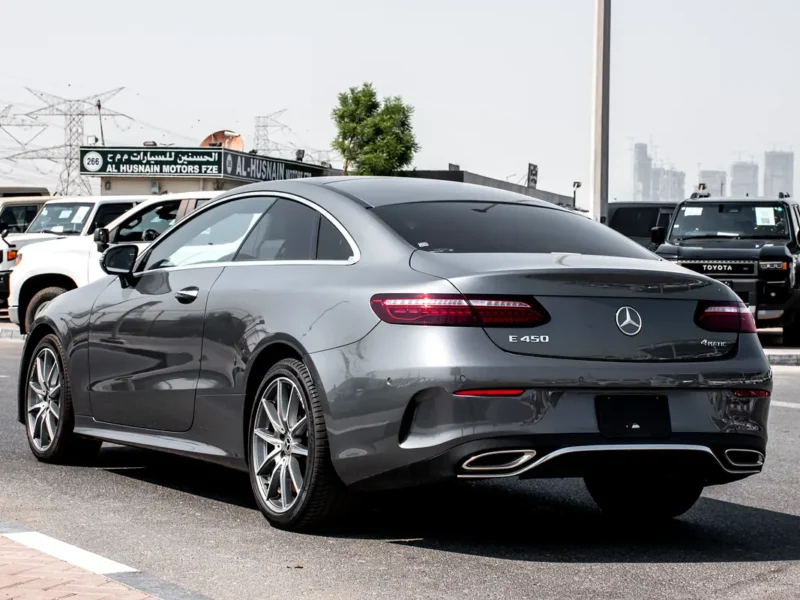 2021 Mercedes-Benz E-Class E 450 4MATIC 3.0L inline-6 turbo Petrol Engine Grey Red Sedan