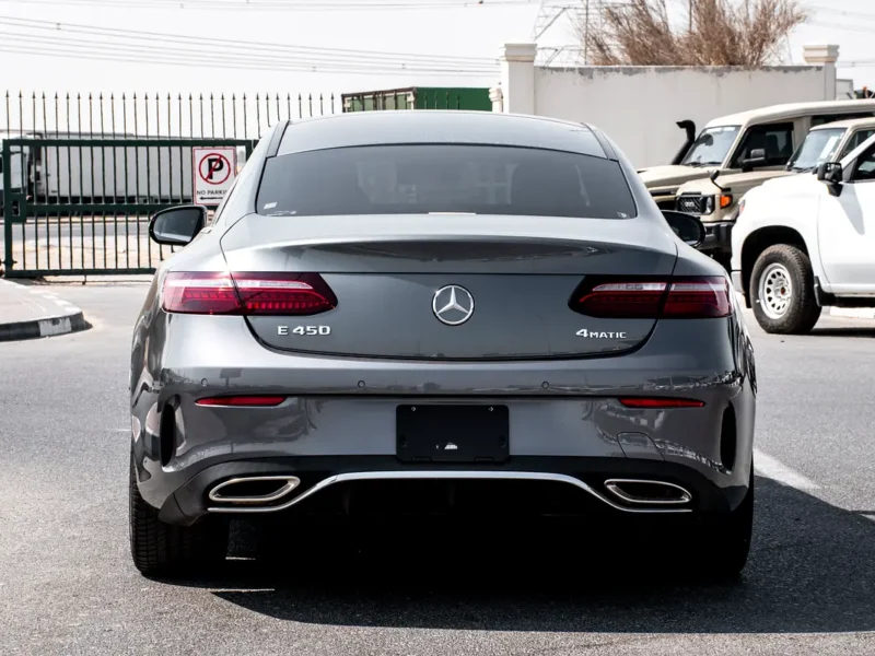 2021 Mercedes-Benz E-Class E 450 4MATIC 3.0L inline-6 turbo Petrol Engine Grey Red Sedan
