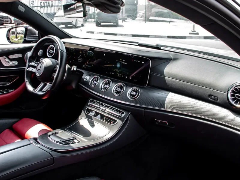 2021 Mercedes-Benz E-Class E 450 4MATIC 3.0L inline-6 turbo Petrol Engine Grey Red Sedan