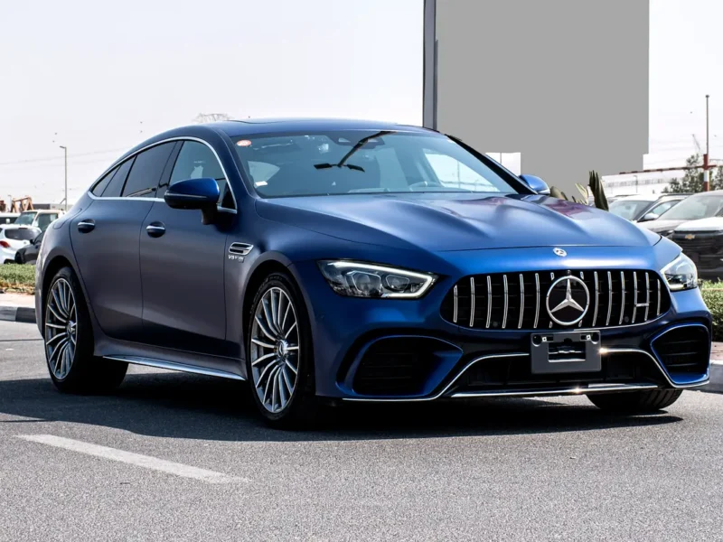 2019 Mercedes-Benz AMG GT 63 S 4MATIC+ 4.0L V8 Biturbo Petrol Engine Blue Black Coupe Automatic
