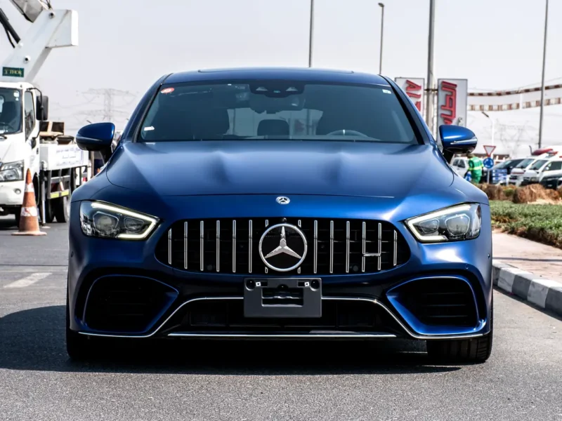 2019 Mercedes-Benz AMG GT 63 S 4MATIC+ 4.0L V8 Biturbo Petrol Engine Blue Black Coupe Automatic