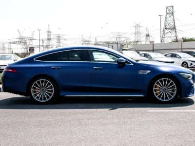 2019 Mercedes-Benz AMG GT 63 S 4MATIC+ 4.0L V8 Biturbo Petrol Engine Blue Black Coupe Automatic