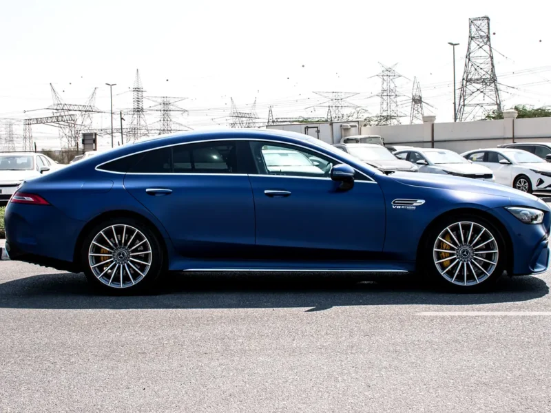 2019 Mercedes-Benz AMG GT 63 S 4MATIC+ 4.0L V8 Biturbo Petrol Engine Blue Black Coupe Automatic