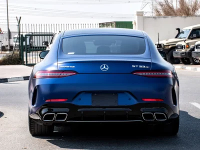 2019 Mercedes-Benz AMG GT 63 S 4MATIC+ 4.0L V8 Biturbo Petrol Engine Blue Black Coupe Automatic
