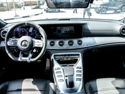 2019 Mercedes-Benz AMG GT 63 S 4MATIC+ 4.0L V8 Biturbo Petrol Engine Blue Black Coupe Automatic
