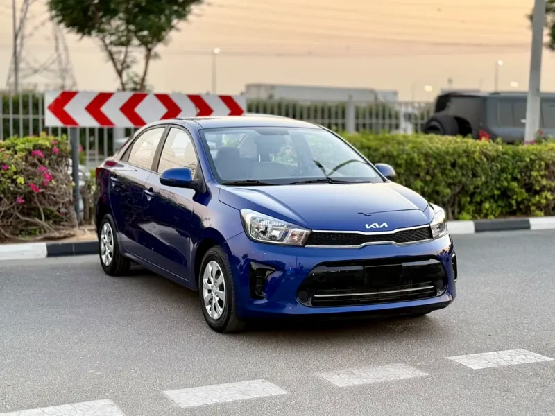 2024 Kia Pegas 1.4 Litres 4 Cylinders Petrol Engine Blue Black Sedan GCC Specs Automatic