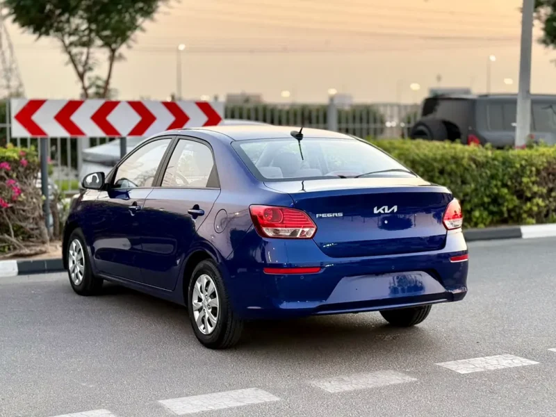 2024 Kia Pegas 1.4 Litres 4 Cylinders Petrol Engine Blue Black Sedan GCC Specs Automatic