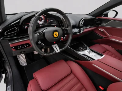 2026 Ferrari Purosangue Standard Powerful Petrol V12 Engine Grey Red SUV European Specs