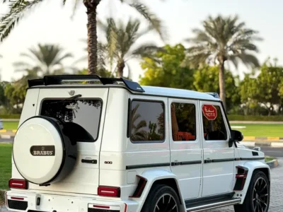 2015 Mercedes-Benz G-Class G 63 AMG 5.5L V8 Biturbo Petrol Engine White Beige SUV GCC