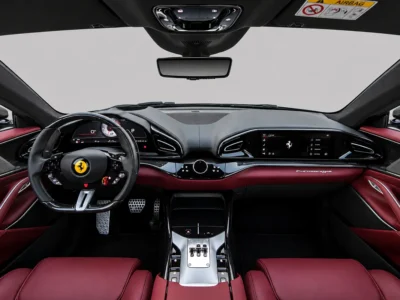 2026 Ferrari Purosangue Standard Powerful Petrol V12 Engine Grey Red SUV European Specs