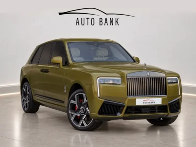 2025 Rolls-Royce Cullinan Black Badge 6.75L Twin-Turbocharged V12 Engine Green SUV GCC