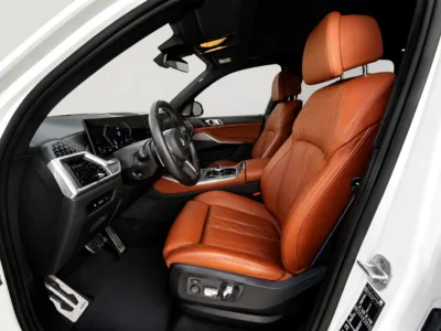 2025 BMW X5 M60i xDrive 8 Cylinders Petrol Engine White Brown SUV GCC Specs Automatic