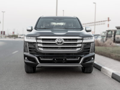 2026 Toyota Land Cruiser VXR 3.5L V6 Twin-Turbo Petrol Hybrid Engine Grey Red SUV GCC