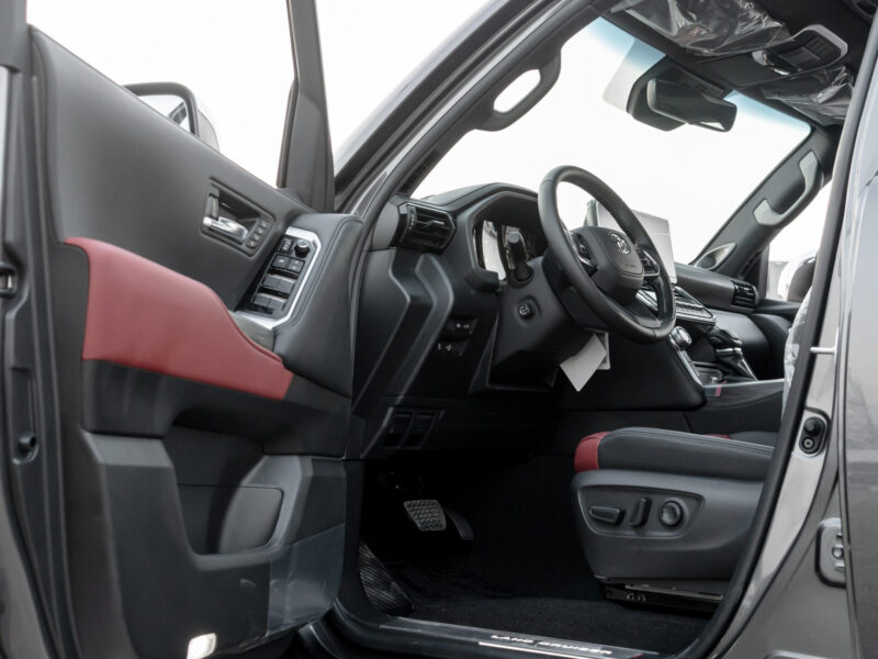 2026 Toyota Land Cruiser VXR 3.5L V6 Twin-Turbo Petrol Hybrid Engine Grey Red SUV GCC