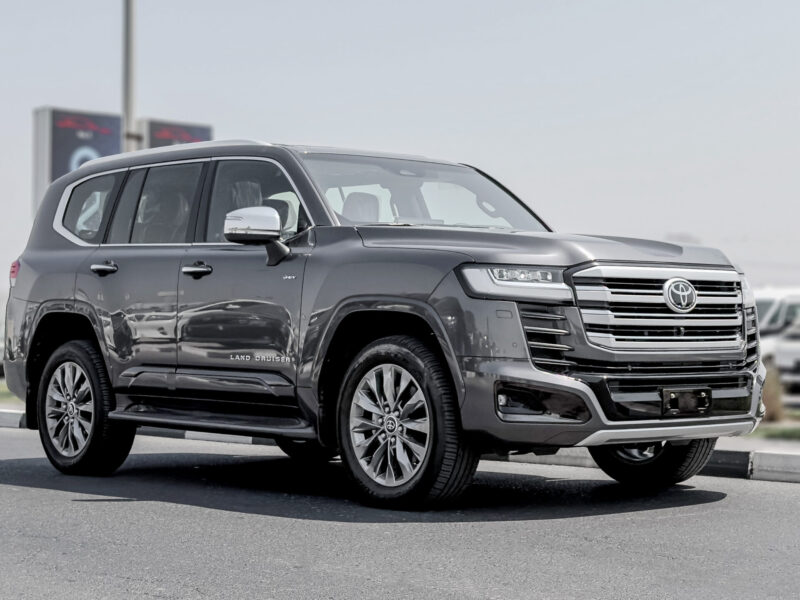 2026 Toyota Land Cruiser VXR 3.5L V6 Twin-Turbo Petrol Hybrid Engine Grey Red SUV GCC