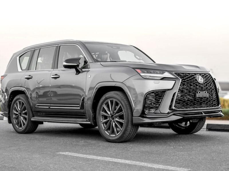 2026 Lexus LX700h F-Sport 3.5 Litres V6 Twin-Turbo Petrol Hybrid Engine Grey Red SUV GCC