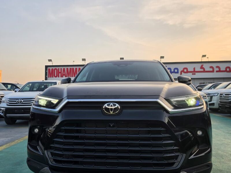2027 Toyota Grand Highlander Limited Hybrid 2.4 Litres 4 Cylinders Engine Black SUV