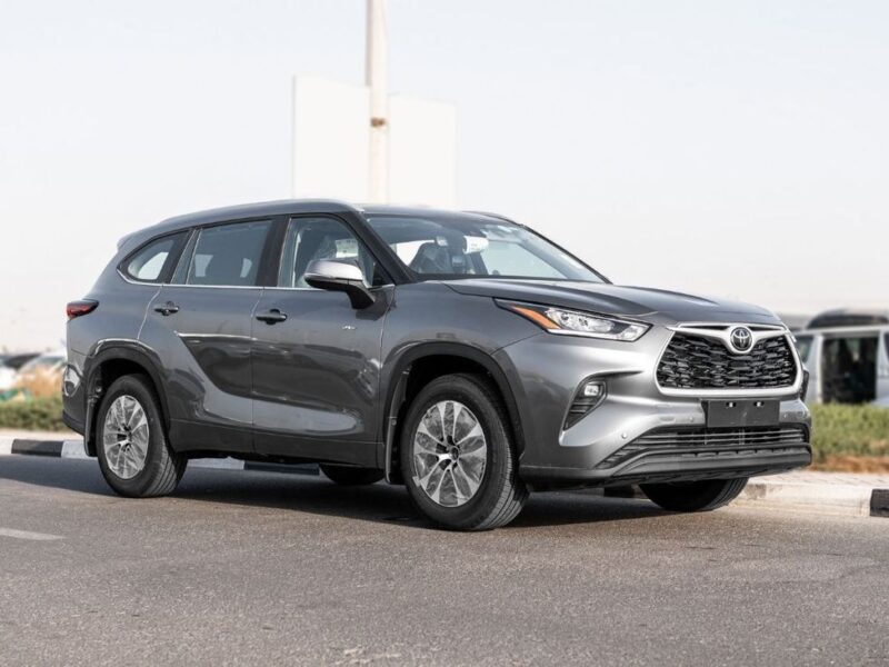 2027 Toyota Highlander GLE Hybrid 2.5 Litres 4 Cylinders Engine Grey-Grey SUV GCC Specs