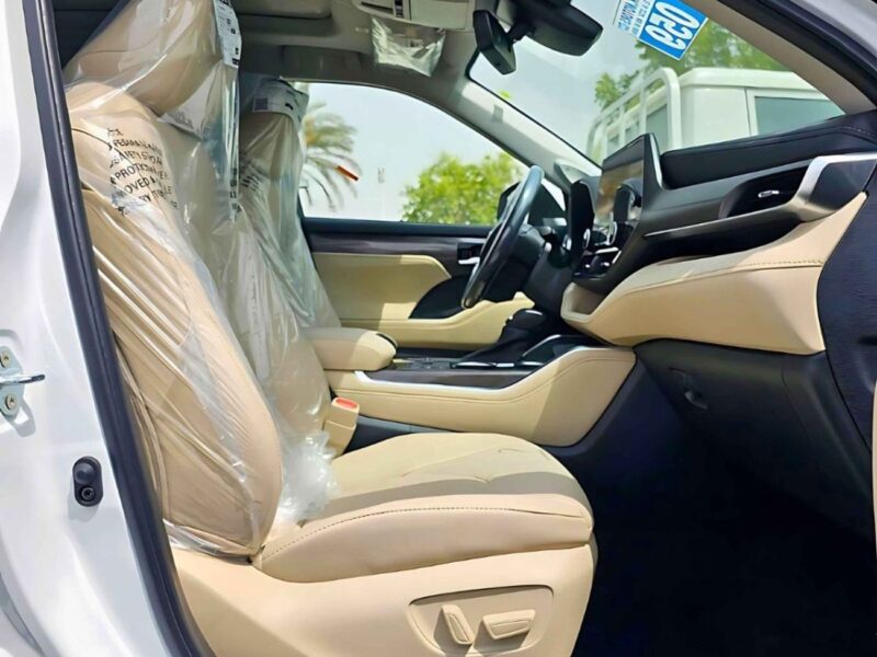 2027 Toyota Highlander Limited Hybrid 2.5 Litres 4 Cylinders Engine White Beige SUV GCC