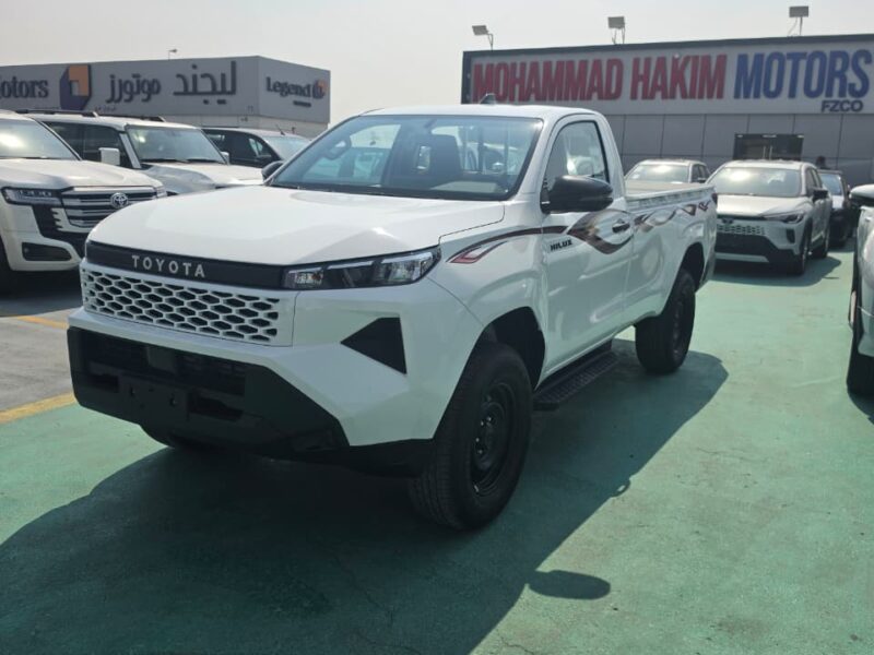 2027 TOYOTA HILUX SC 2.7L 4 Cylinders Petrol Engine White Red Pickup Truck Manual