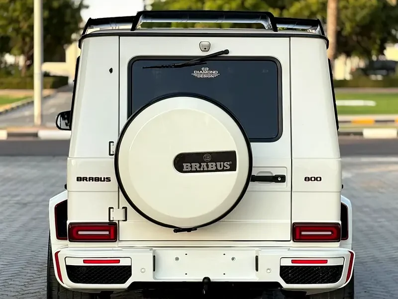 2015 Mercedes-Benz G-Class G 63 AMG 5.5L V8 Biturbo Petrol Engine White Beige SUV GCC