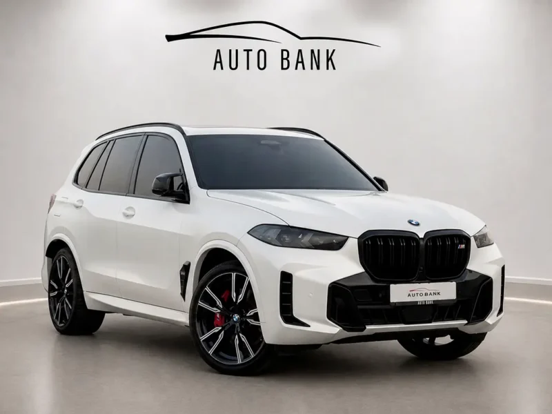 2025 BMW X5 M60i xDrive 8 Cylinders Petrol Engine White Brown SUV GCC Specs Automatic
