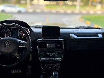 2015 Mercedes-Benz G-Class G 63 AMG 5.5L V8 Biturbo Petrol Engine White Beige SUV GCC