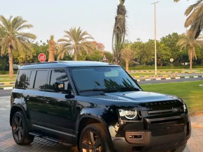 2023 Land Rover Defender 110 in HSE P400 6 Cylinders Petrol Engine Black Grey SUV GCC