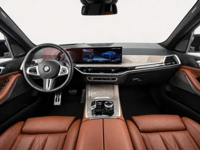 2025 BMW X5 M60i xDrive 8 Cylinders Petrol Engine White Brown SUV GCC Specs Automatic