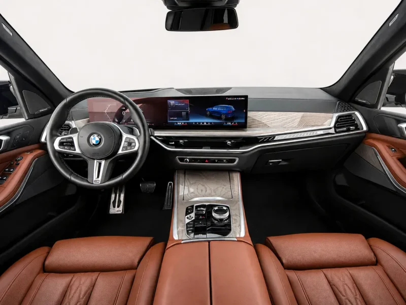 2025 BMW X5 M60i xDrive 8 Cylinders Petrol Engine White Brown SUV GCC Specs Automatic