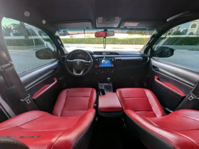 2018 Toyota Hilux Adventure Facelifted 2026 2.7L 4-Cylinder Engine Black Red Pickup Truck