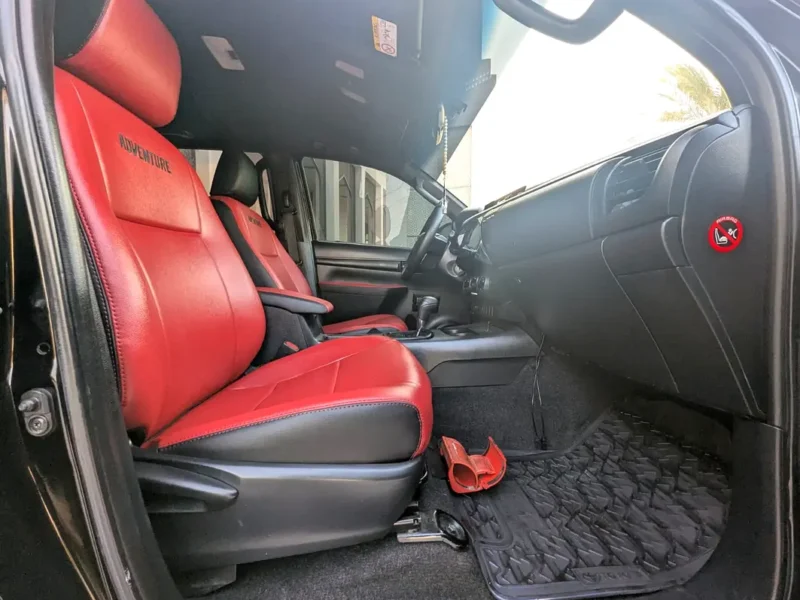 2018 Toyota Hilux Adventure Facelifted 2026 2.7L 4-Cylinder Engine Black Red Pickup Truck