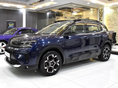 2023 Citroen C5 Aircross Shine 4 Cylinders Petrol Engine Blue Black Crossover GCC Specs