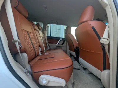 2018 Toyota Prado EXR 2.7 Litres 4-Cylinder Petrol Engine White Beige SUV GCC Specs