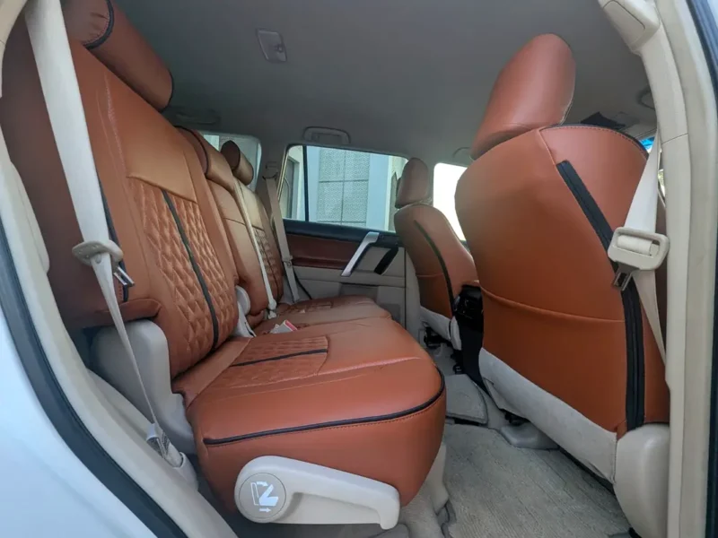 2018 Toyota Prado EXR 2.7 Litres 4-Cylinder Petrol Engine White Beige SUV GCC Specs