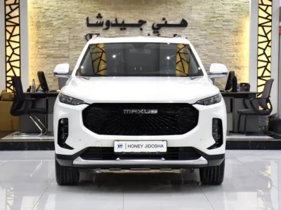 2023 Maxus D60 DCT Luxury 4 Cylinders Petrol Engine White Red SUV GCC Specs
