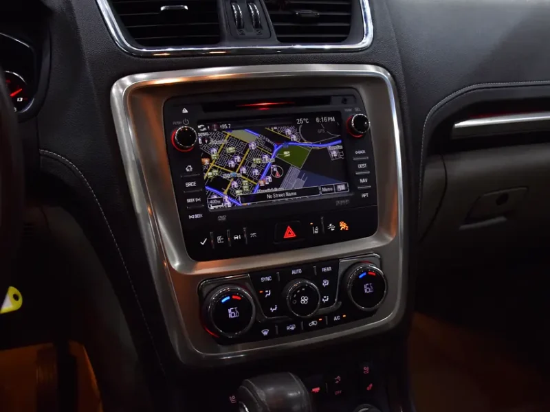 2014 GMC Acadia Denali 3.6 Litres 6 Cylinders Petrol Engine Silver Beige SUV GCC Specs