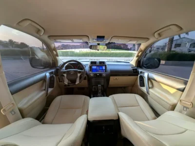 2016 Toyota Prado EXR 2.7 Litres 4-Cylinder Petrol Engine White Beige SUV GCC Specs