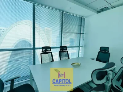 588 sqft Direct from Owner | Fully Furnished Executive Office | Prime Traffic-Free Access