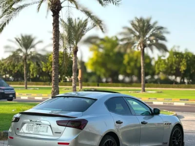 2014 Maserati Ghibli S Q4 3.0L Twin-Turbo V6 Engine Silver Black Sedan European Specs