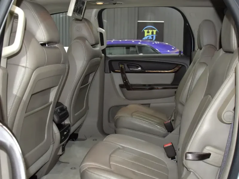 2014 GMC Acadia Denali 3.6 Litres 6 Cylinders Petrol Engine Silver Beige SUV GCC Specs