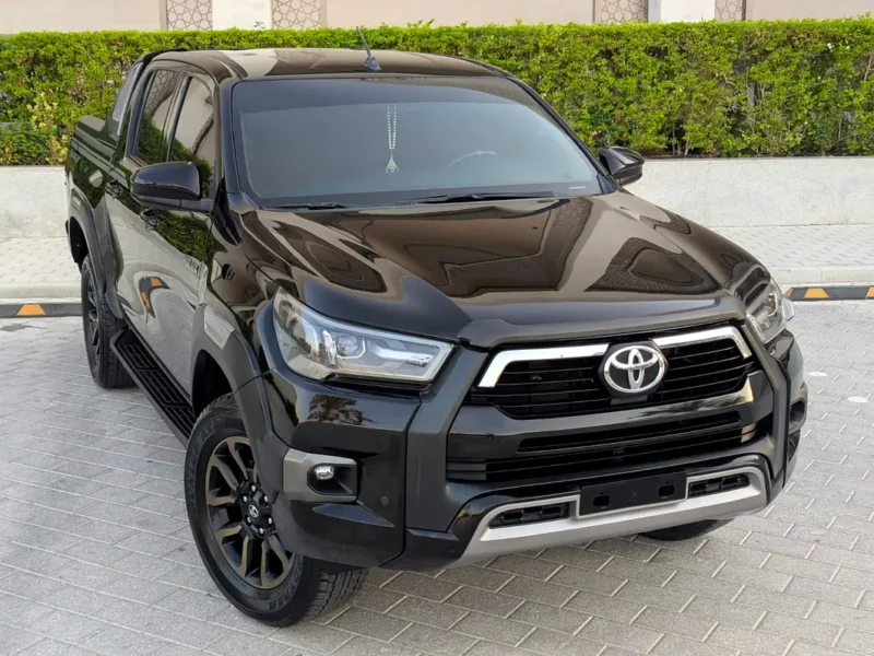 2018 Toyota Hilux Adventure Facelifted 2026 2.7L 4-Cylinder Engine Black Red Pickup Truck
