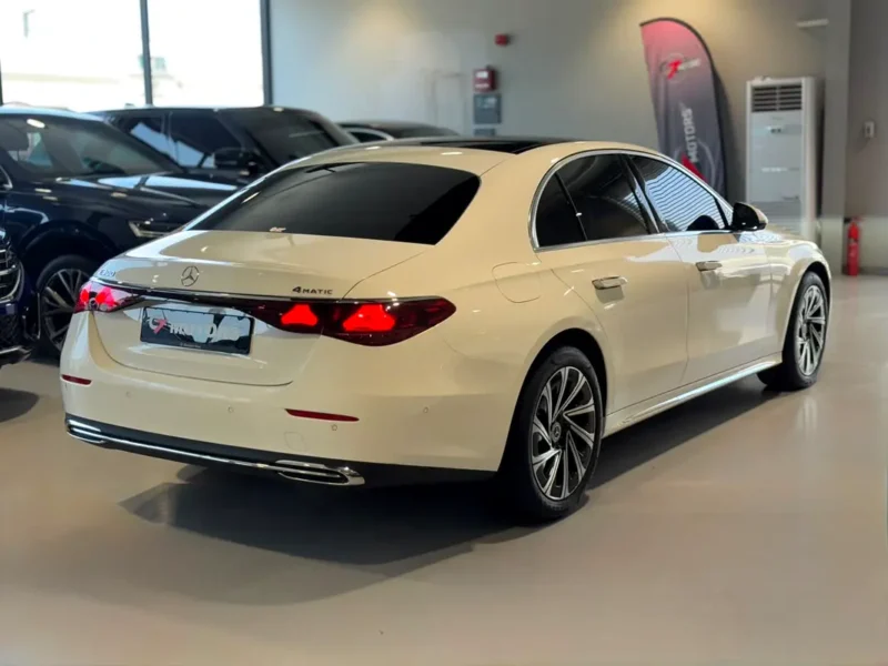 2026 Mercedes-Benz E-Class E 300 4MATIC 2.0L Turbocharged 4-Cylinder White Sedan