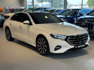 2026 Mercedes-Benz E-Class E 300 4MATIC 2.0L Turbocharged 4-Cylinder White Sedan