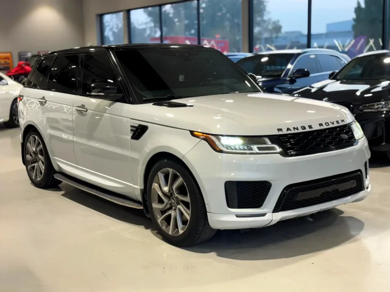 2019 Land Rover Range Rover Sport HSE Dynamic 3.0L Supercharged V6 White Red SUV