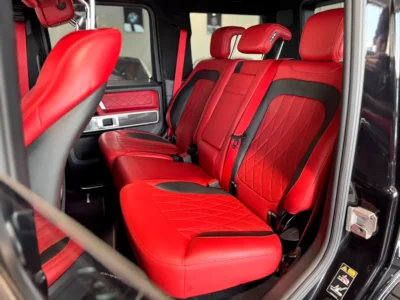 2020 Mercedes-Benz G-Class G 63 AMG 4.0L Twin-Turbocharged V8 Engine Black Red SUV
